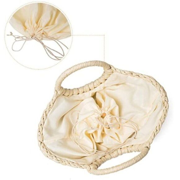 New Women Straw Paper Handbag - Picture 3 of 6